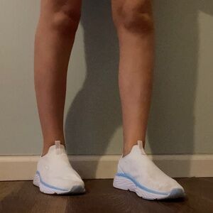 Avia Women's Slip-On Sneaker, 7 1/2, white